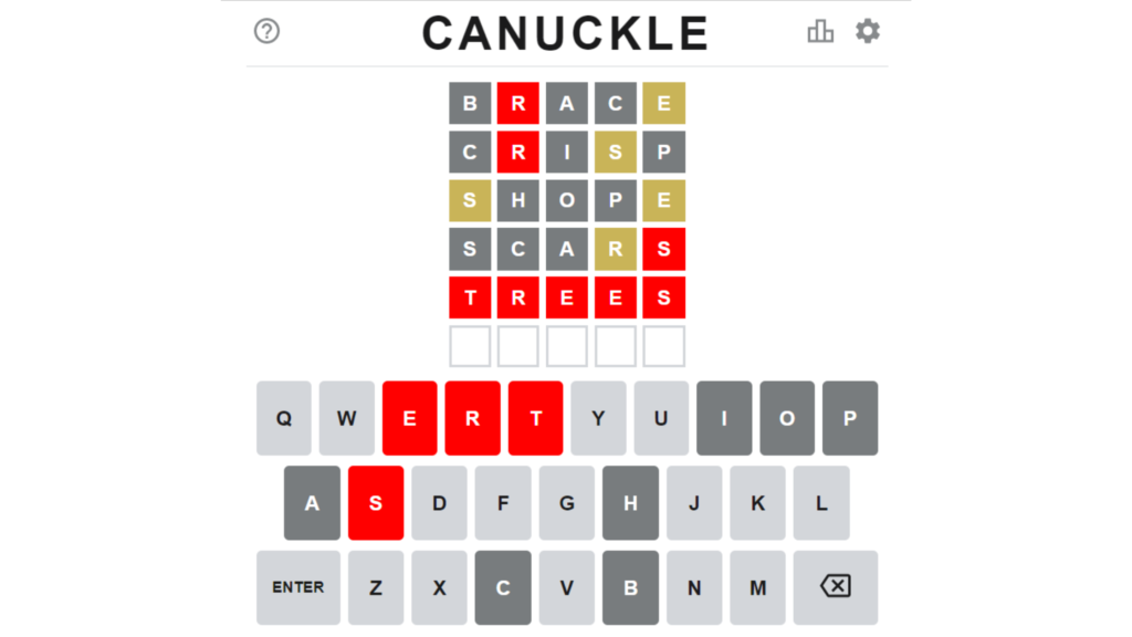 canuckle answer of 3 june