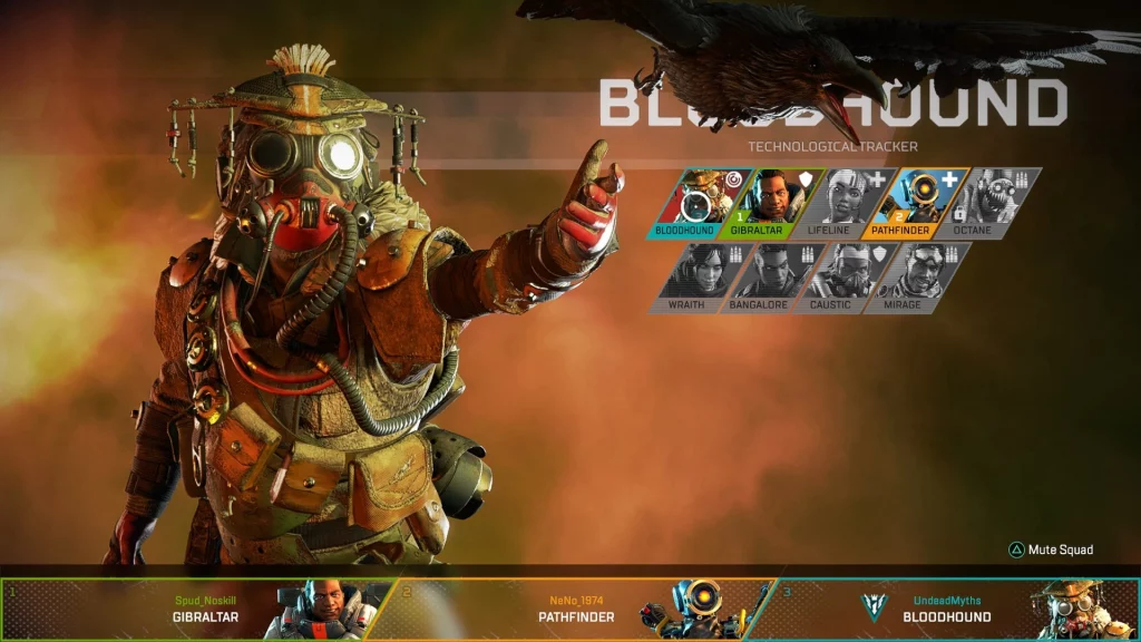 All Apex Legends Characters updated list - All Apex Legends Characters names:  Bloodhound