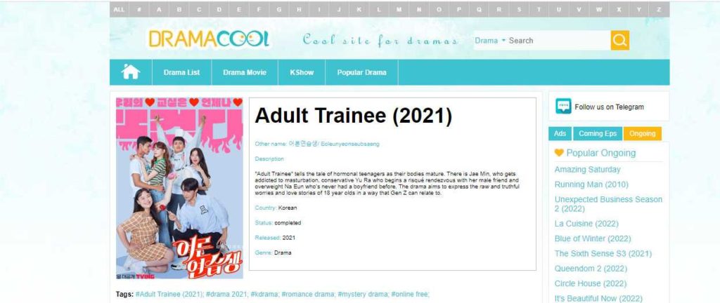 Where to Watch Adult Trainee For Free other than TVING in 2022