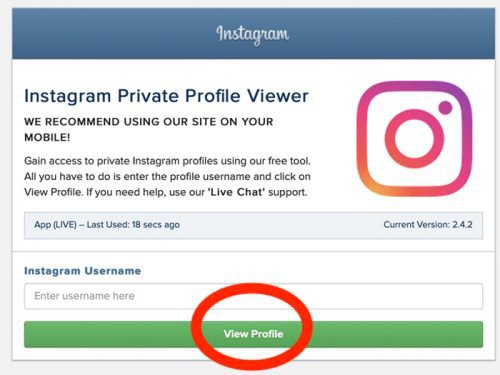 Instagram private chat