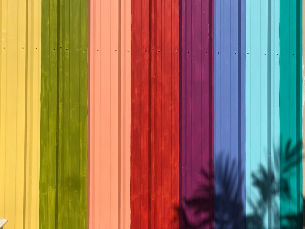 Rainbow Zoom Background
