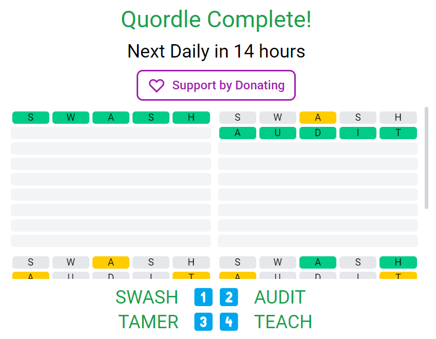 quordle answer of june 28