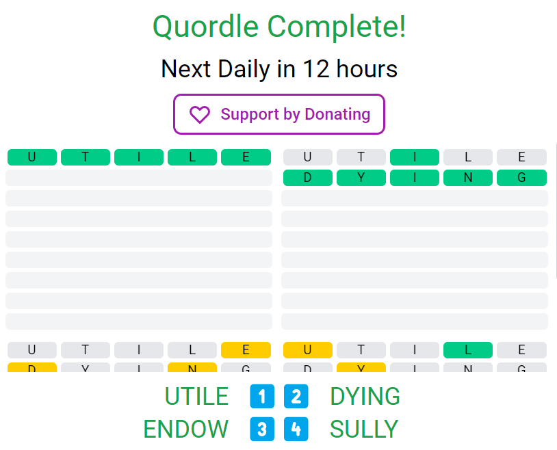 quordle answer of june 30