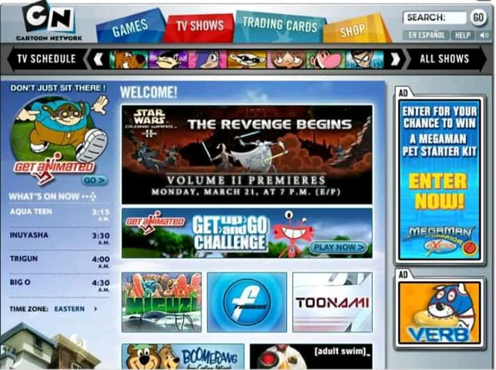 Cartoon Network- best Free Games Websites Online