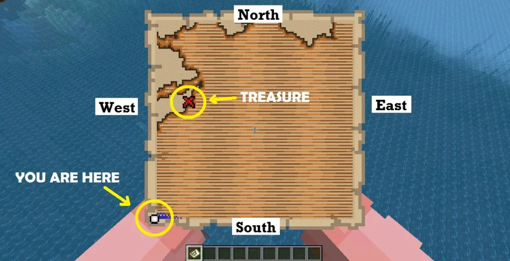 Find Buried Treasure In Minecraft