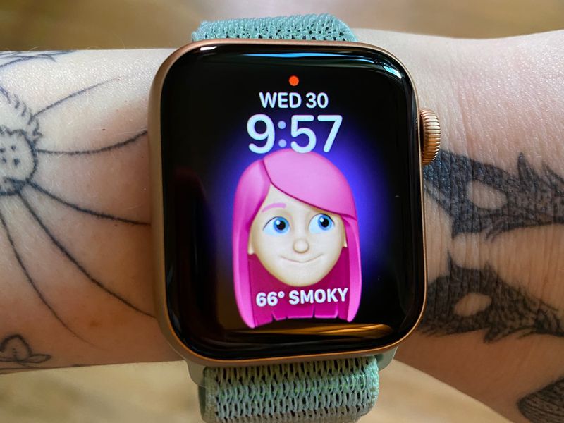 how to use Memoji on Apple Watch