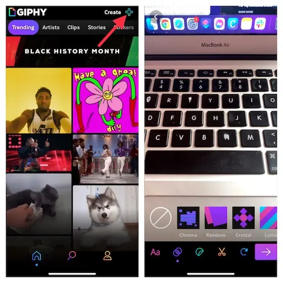 how to make a GIF on iPhone