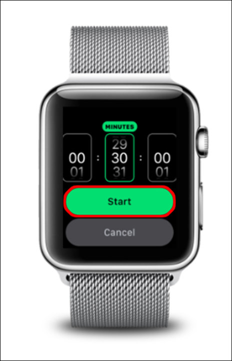 how to set a timer on Apple Watch