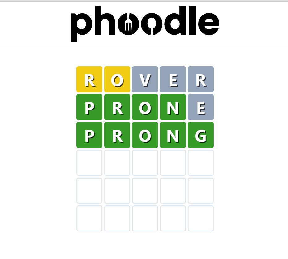 Today’s Phoodle Answer July 21, 2022 #74 | Phoodle Word Thursday