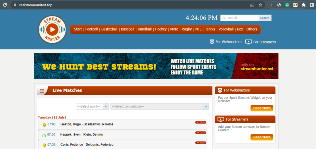 Die besten kostenlosen Fußball-Streaming-Sites