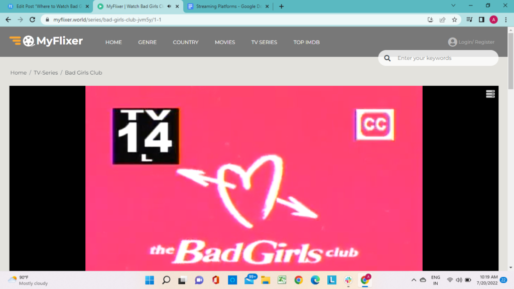 Where to Watch Bad Girls Club