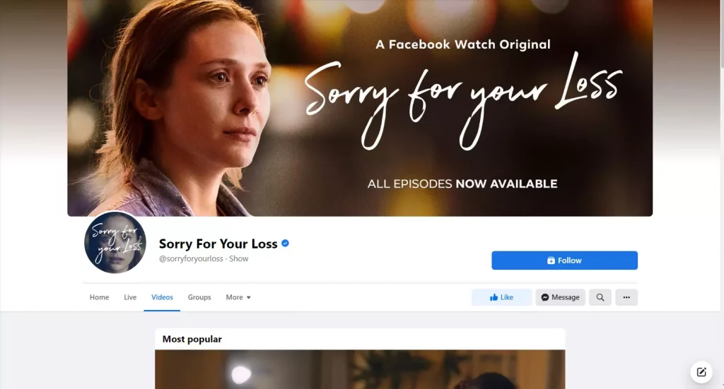 Where to Watch Sorry For Your Loss Online for Free (2023)