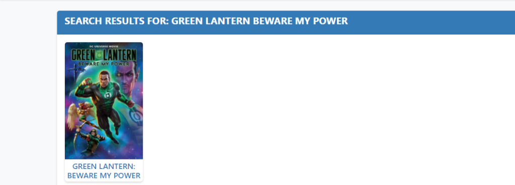 Where to Watch Green Lantern Beware My Power Online For Free (2022)