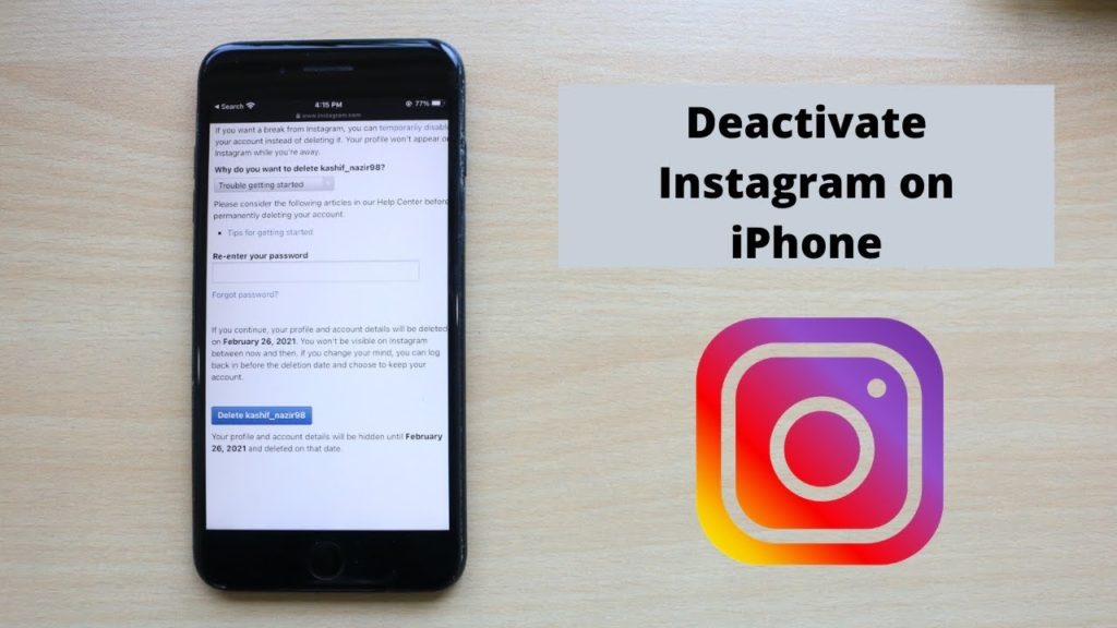 How to Deactivate Instagram Account on iPhone |Follow The 7 Easy Steps to Close Instagram