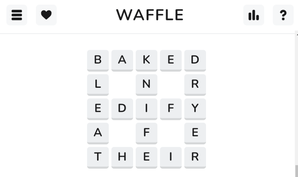 Waffle Game July 24, 2022 Answer | Waffle Word Today Sunday