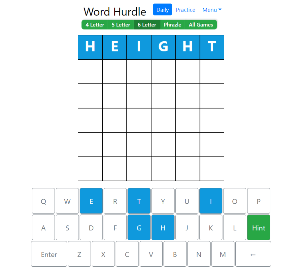 Word Hurdle July 28, 2022 Answer | Word Hurdle Answer Today