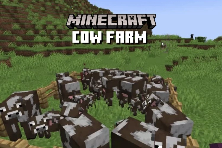 How To Make A Cow Farm In Minecraft | 5 Easy Steps