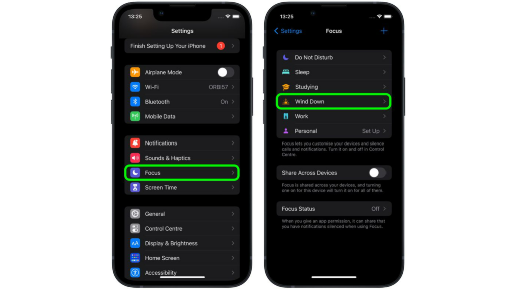 How to Switch On Dark Mode With a Focus in iOS 16