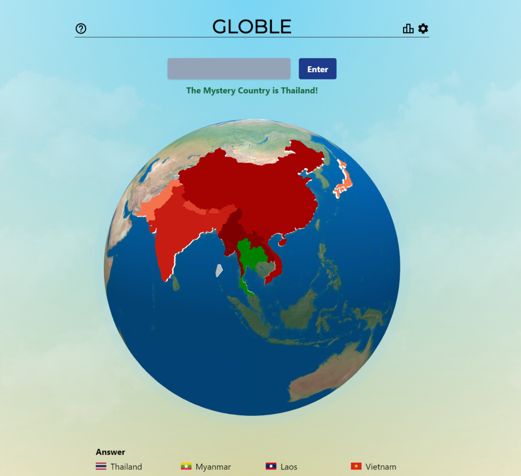 Globle Game August 3, 2022 Answer | Global Country Today
