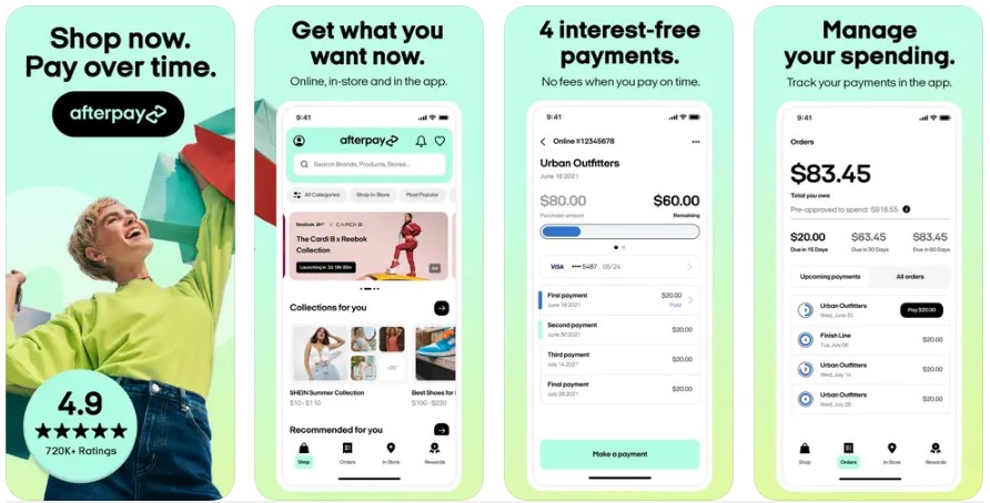Afterpay : Apps like Affirm