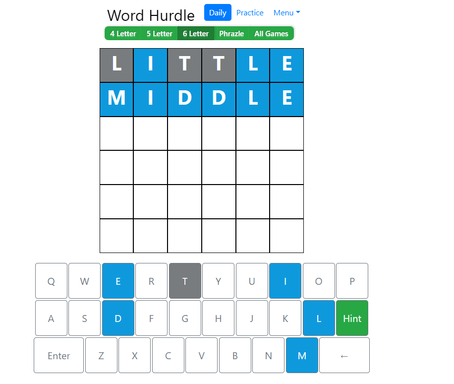 Word Hurdle August 14, 2022 Answer