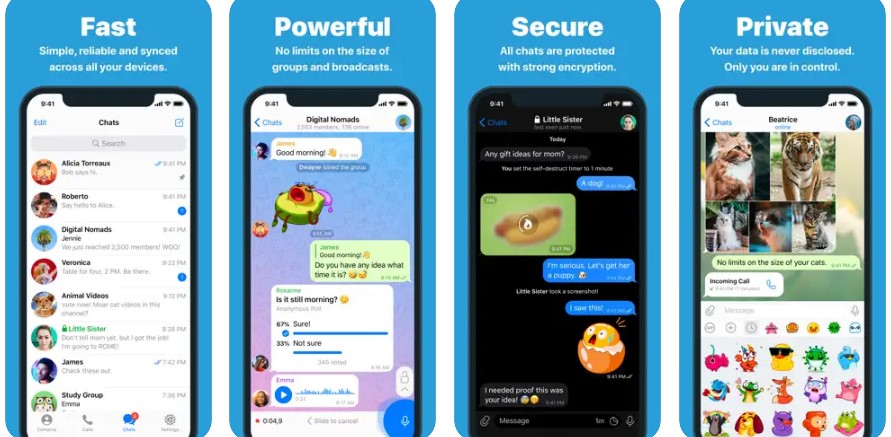 Telegram : Apps Like Houseparty