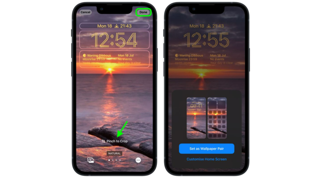 How to Crop a Lock Screen Wallpaper in iOS 16