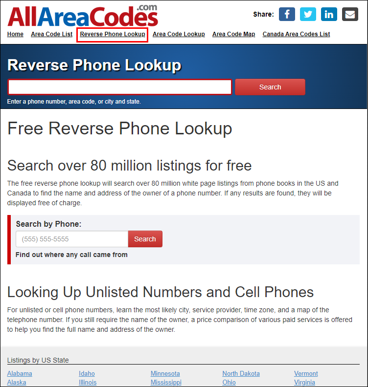 How to Find Address from Phone Number