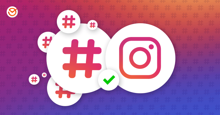 Instagram takes the hashtags as keywords