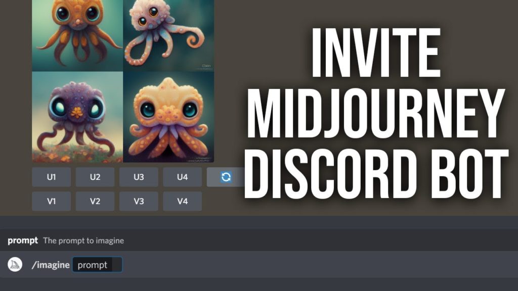 invite the Midjourney Bot to Discord Server