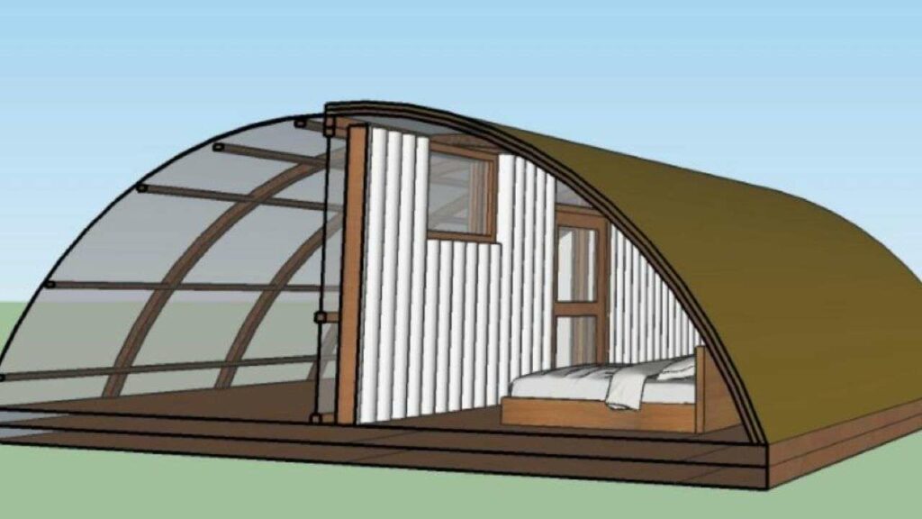Solar Heated Tent