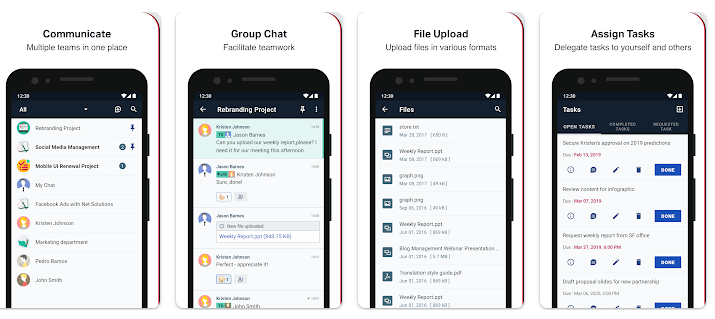 business communication apps for android