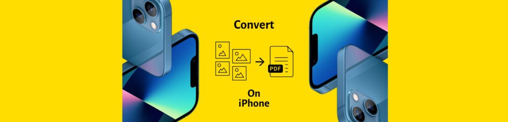 how to convert picture to PDF on iPhone