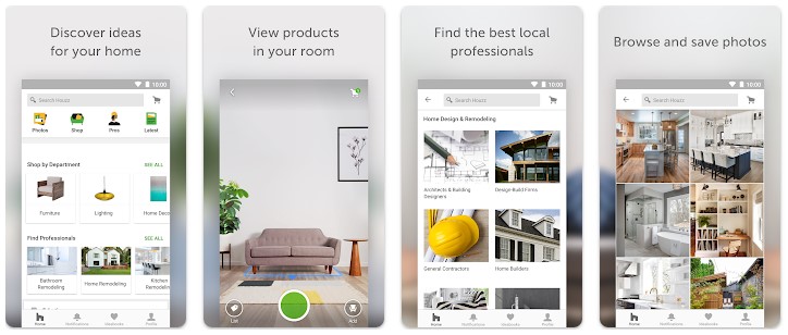 Houzz: Augmented Reality Apps for Android