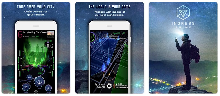 IngressPrime: Augmented Reality Apps for Android