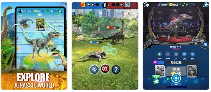 Jurassic World: Augmented Reality Apps for Android