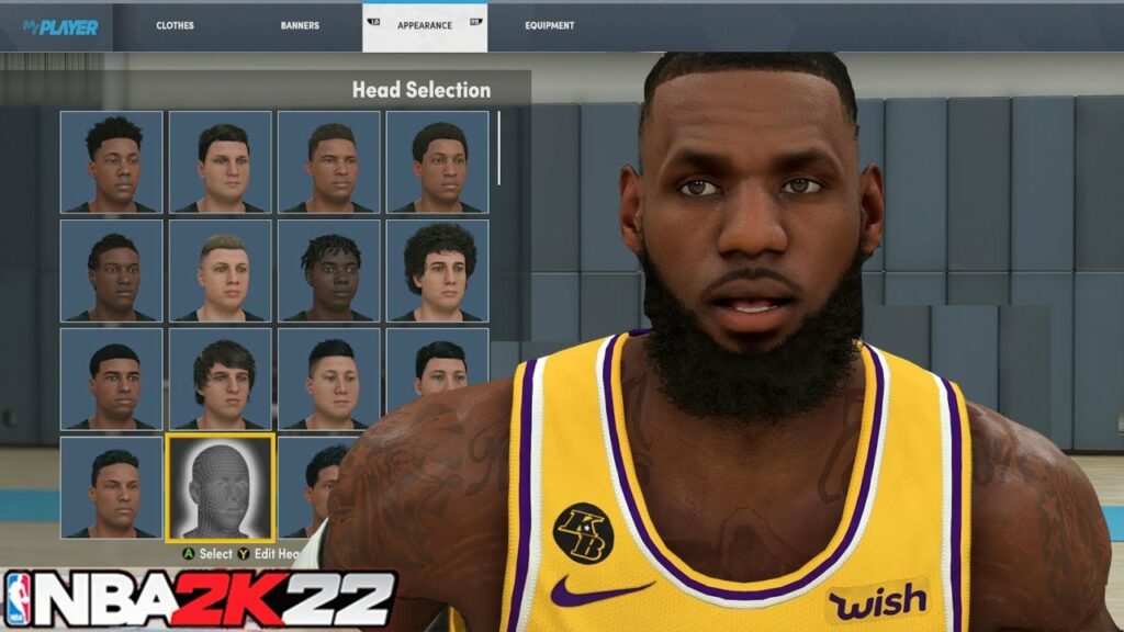 LeBron James Face Creation In NBA 2K23