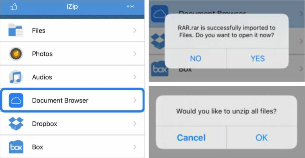 How to open RAR files on iPhone or iPad?