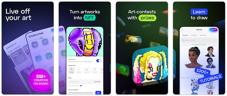 SketchAR: Augmented Reality Apps for Android