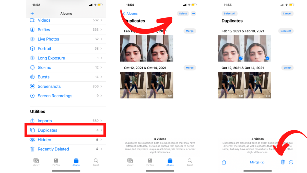 How to Merge and Delete Duplicate Photos in iOS 16