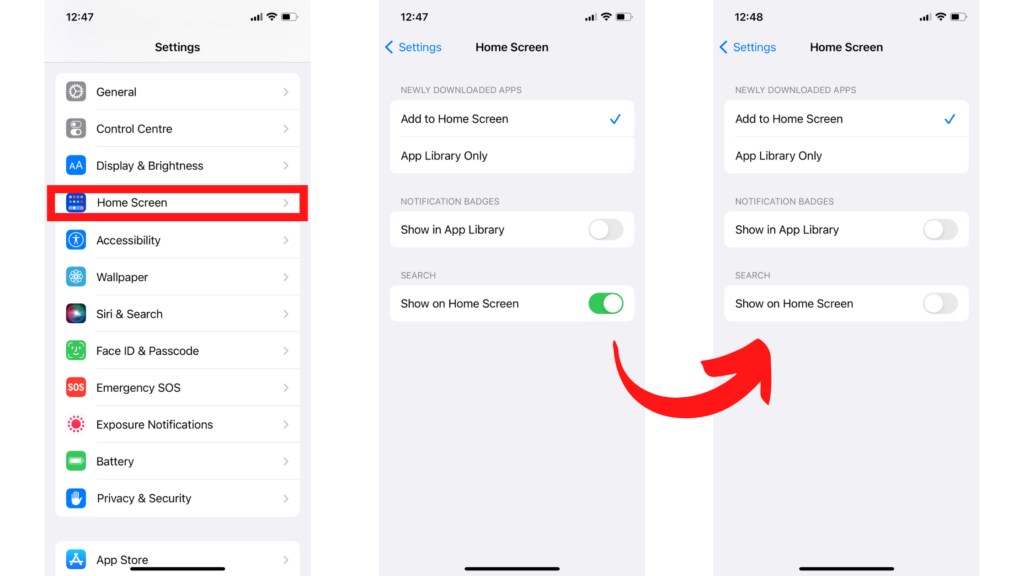 How to Disable iPhone Search Bar in iOS 16