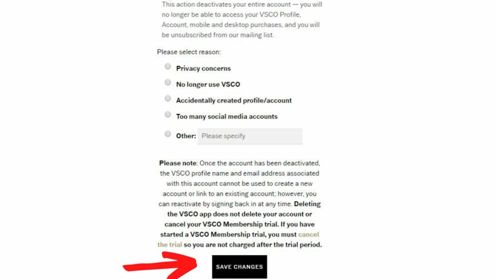 How To Delete VSCO Account