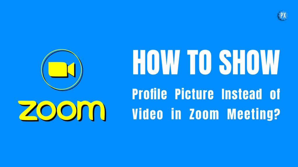 How to Show Profile Picture Instead of Video in Zoom Meeting