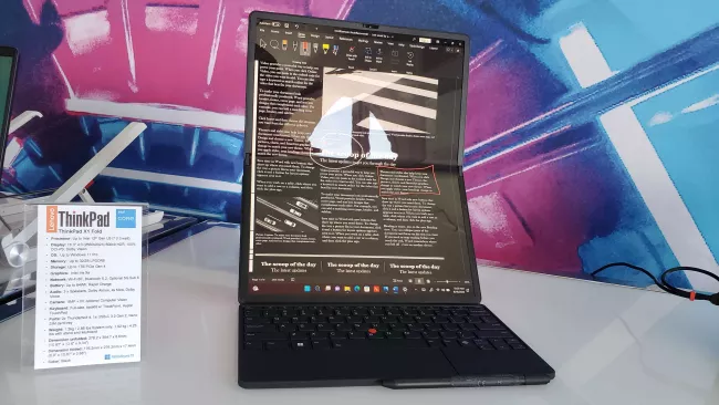 Lenovo ThinkPad X1 Fold Second Gen : IFA 2022