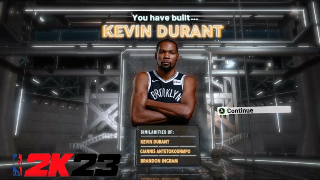 Kevin Durant Build In NBA 2K23