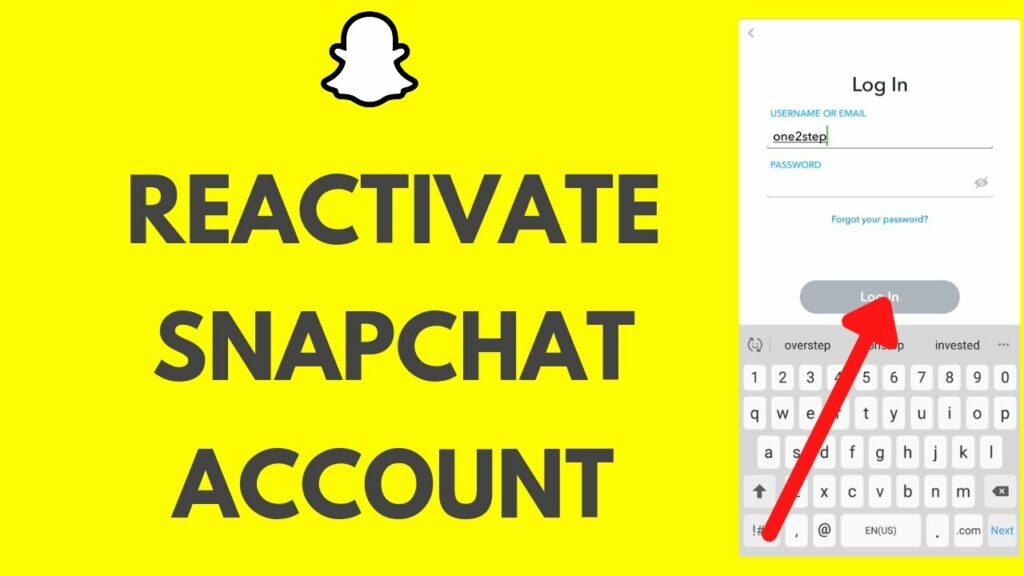How to Reactivate Snapchat Account