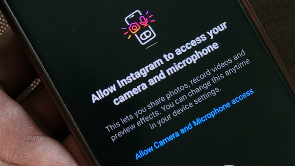 How to Fix Allow Instagram to Access Your Camera and Microphone