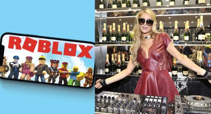 Paris Hilton Throws A Halloween Party In Roblox | Metaverse Cryptoween Party