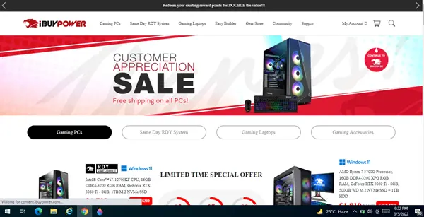 Click here to know more about best custom PC builder. Build your own PC using this websites.
