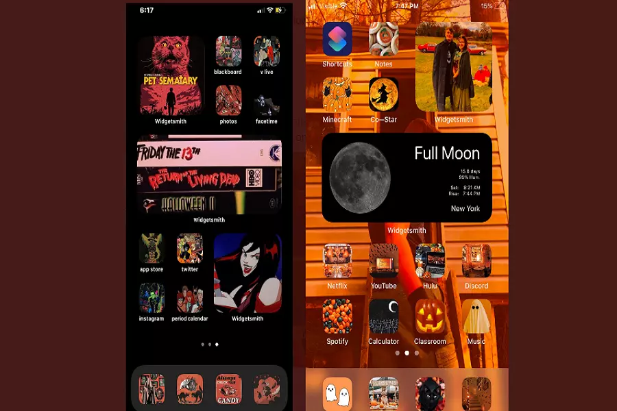 Click here to know more about how to set up Halloween widgets. Follow step by step guides.